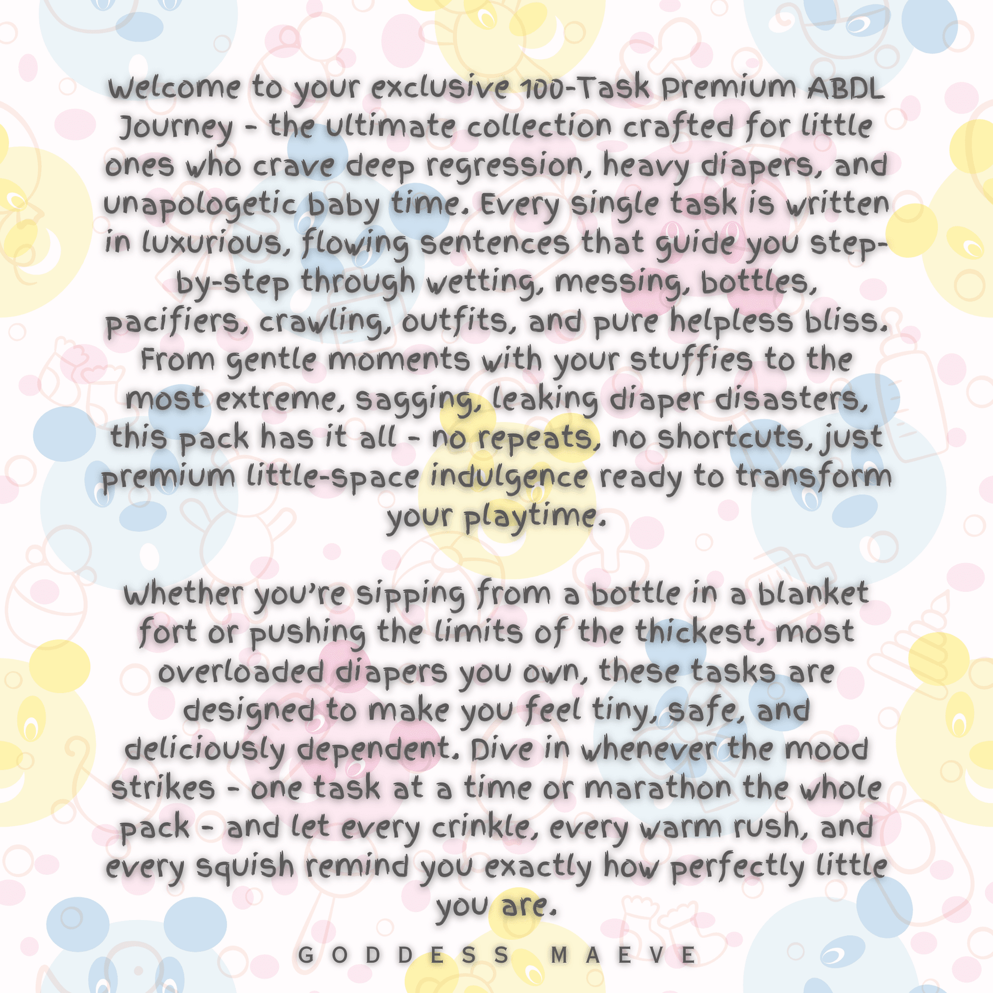 100 Ultimate Tasks Pack Digital Download PDF Goddess Maeve - Goddess Maeve